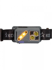 Фонарь налобный 2х2Вт XPG 3х1Вт SMD/Li-po1200мА.ч ABS пластик магниты и крюк КОСМОС (KOC850Lit) KOC850Lit