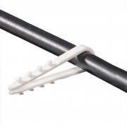 Дюбель-хомут ДХ 19-25 нейлон бел. (уп.100шт) Fortisflex 57551 57551