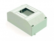 Корпус пластиковый навес. 2-4мод. IP30 бел. DEKraft 31031DEK 31031DEK