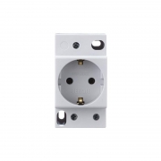 Розетка 16А 220В 2P+PEN на DIN-рейку PM-102 SchE 18012DEK 18012DEK
