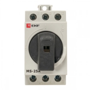 Рубильник мод. 3п MS-25A на DIN-рейку EKF ms-25d ms-25d
