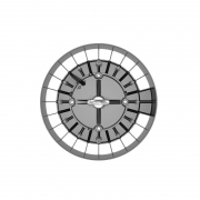 Светильник светодиодный ДСП IB 11 S 100W VW 840 BK 257х257х111мм 100Вт 4000К IP65 High Bay подвес черн. РС 16091123169 16091123169