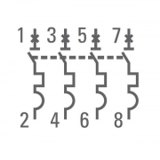 Выключатель автоматический модульный 4п C 25А 4.5кА ВА 47-63 PROxima EKF mcb4763-4-25C-pro mcb4763-4-25C-pro