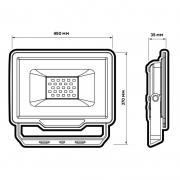 Прожектор PFL- C3 250Вт 6500К IP65 Jazzway 5027329 5027329