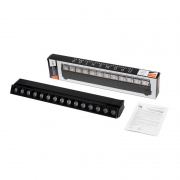 Светильник светодиодный трековый PTR 2130R 30Вт 4000К IP40 60град. 400мм BL черн. JazzWay 5031609 5031609