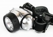 Фонарь налобный LED 5351 (7LED 3 режима; 3хR03 метал.) Ultraflash 10260 10260