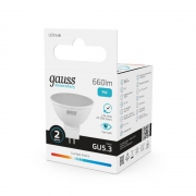Лампа светодиодная Elementary 9Вт MR16 4100К нейтр. бел. GU5.3 660лм GAUSS 13529 13529