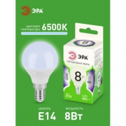 Лампа светодиодная GREEN LINE P45-8W-865-E14 GL 8Вт шар 6500К свет холод. E14 Эра Б0067060 Б0067060