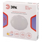 Светильник светодиодный Классик SPB-6 Slim Sparkle WH 24W-6.5K 24Вт 6500К без ДУ Эра Б0069788 Б0069788