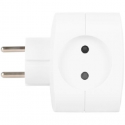 Разветвитель 4-м SP-4-3USBAC-W + 3 USB A+C со шторками 10А бел. Эра Б0069083 Б0069083