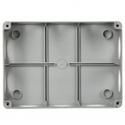 Коробка распаячная ОП 190х140х70 IP55 КМ41244 RAL7035 (10 гермовводов) ИЭК UKO11-190-140-070-K41-55 UKO11-190-140-070-K41-55
