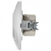 Розетка 1-м СП Кварта 10А IP20 без заземл. бел. ИЭК ERK13-K01-10-DM ERK13-K01-10-DM
