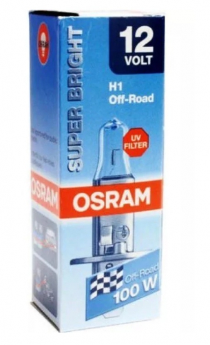 Автолампа OSRAM 64152 UVS Н1 (100) P14,5s 64152