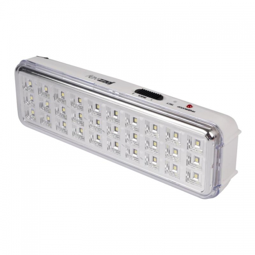 Фонарь-светильник аккумуляторный Accu9-L30-wh аварийный 30SMD яркий 300лм 2ч/эконом 90лм 6ч 220В аккум. Li-ion 3.7В 1.2А.ч бел. JazzWay 5024533 5024533