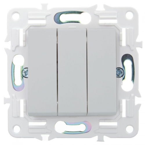 Выключатель 3-кл. SKANDY 10А SK-V11W арктич. бел. IEK SK-V30-0-10-K01 SK-V30-0-10-K01