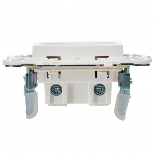 Розетка SKANDY 10А без заземл. без защ. шторок SK-R02W арктич. бел. IEK SK-R10-10-K01 SK-R10-10-K01