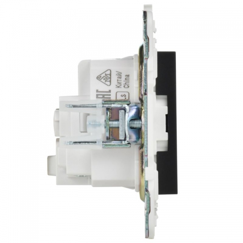 Розетка SKANDY 16А с заземл. без защ. шторок SK-R05Bl черн. IEK SK-R11-16-K02 SK-R11-16-K02