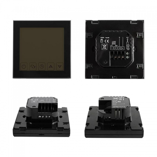Терморегулятор сенсорный с автоматическим программированием R200B (черн.) Rexant 51-0574 51-0574