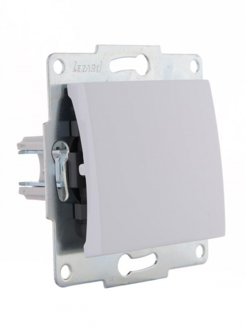 Механизм выключателя 1-кл. 1п СП Karina 10А IP20 бел. LEZARD 707-0288-100 707-0288-100