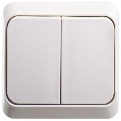 Выключатель 2-кл. ОП Этюд 10А IP20 крем. SE BA10-002K BA10-002K