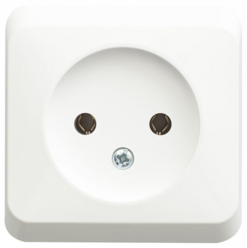 Розетка 1-м ОП Этюд 16А IP20 250В без заземл. без защ. шторок бел. SE PA16-001B PA16-001B