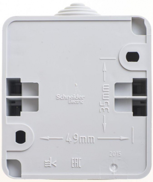Выключатель 1-кл. ОП Этюд 10А IP44 10AX сер. SE BA10-041C BA10-041C