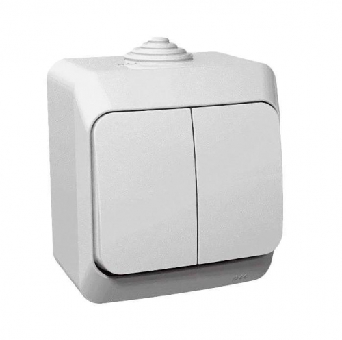 Выключатель 2-кл. ОП Этюд 10А IP44 10AX бел. SE BA10-042B BA10-042B