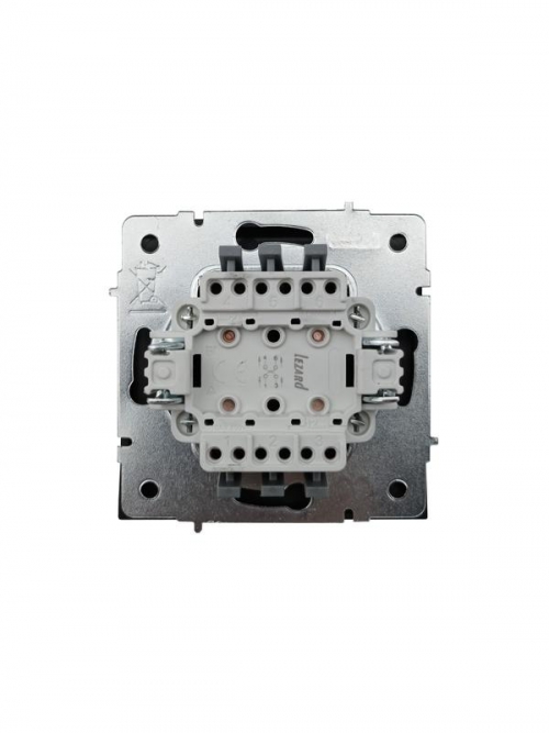 Выключатель 1-кл. перекрестный СП ZIMA IP20 10А безвинт. зажим черн. бархат LEZARD 704-4288-107QC 704-4288-107QC