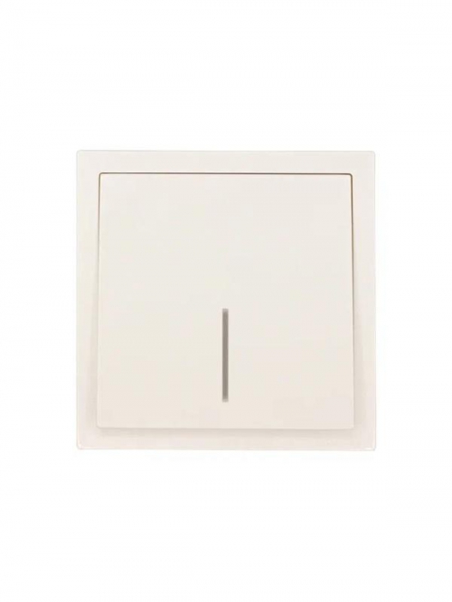Выключатель 1-кл. с индик. СП ZIMA IP20 10А безвинт. зажим слон. кость LEZARD 704-9088-111QC 704-9088-111QC