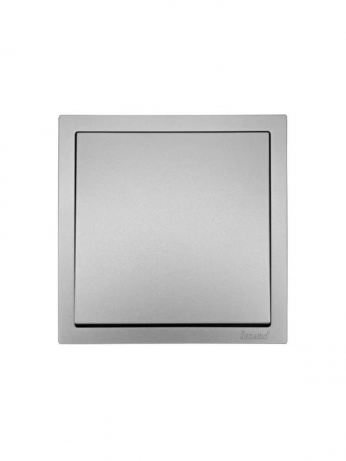 Выключатель 1-кл. СП ZIMA IP20 10А безвинт. зажим сер. матов. LEZARD 704-7488-100QC 704-7488-100QC