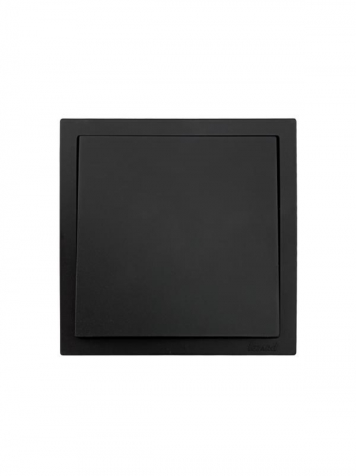 Выключатель 1-кл. СП ZIMA IP20 10А безвинт. зажим черн. бархат LEZARD 704-4288-100QC 704-4288-100QC