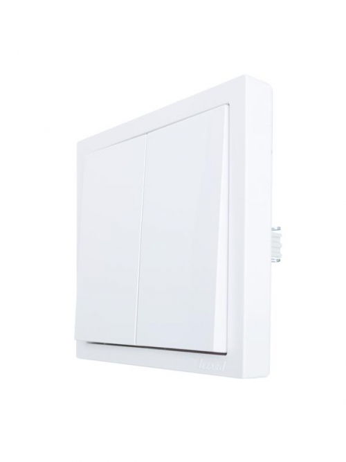 Выключатель 2-кл. СП ZIMA IP20 10А безвинт. зажим бел. LEZARD 704-0288-101QC 704-0288-101QC