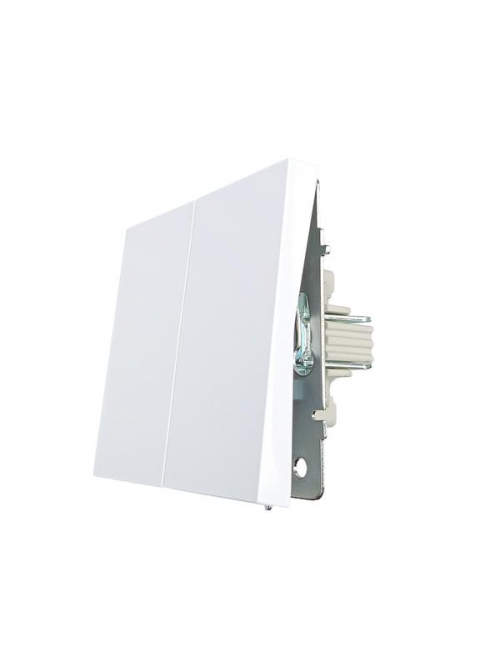 Выключатель 2-кл. СП ZIMA IP20 10А безвинт. зажим бел. LEZARD 704-0288-101QC 704-0288-101QC