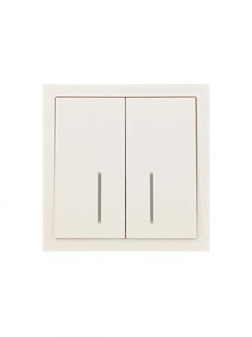 Выключатель 2-кл. с индик. СП ZIMA IP20 10А безвинт. зажим слон. кость LEZARD 704-9088-112QC 704-9088-112QC