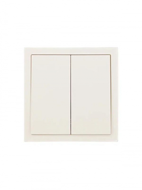 Выключатель 2-кл. СП ZIMA IP20 10А безвинт. зажим слон. кость LEZARD 704-9088-101QC 704-9088-101QC