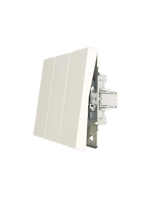 Выключатель 3-кл. СП ZIMA IP20 10А безвинт. зажим слон. кость LEZARD 704-9088-109QC 704-9088-109QC