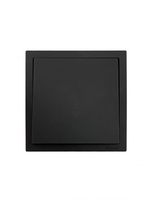 Выключатель проходной 1-кл. СП ZIMA IP20 10А безвинт. зажим черн. бархат LEZARD 704-4288-105QC 704-4288-105QC