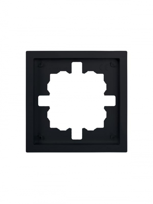 Рамка 1-мест. горизонт. ZIMA черн. бархат LEZARD 704-4200-146 704-4200-146