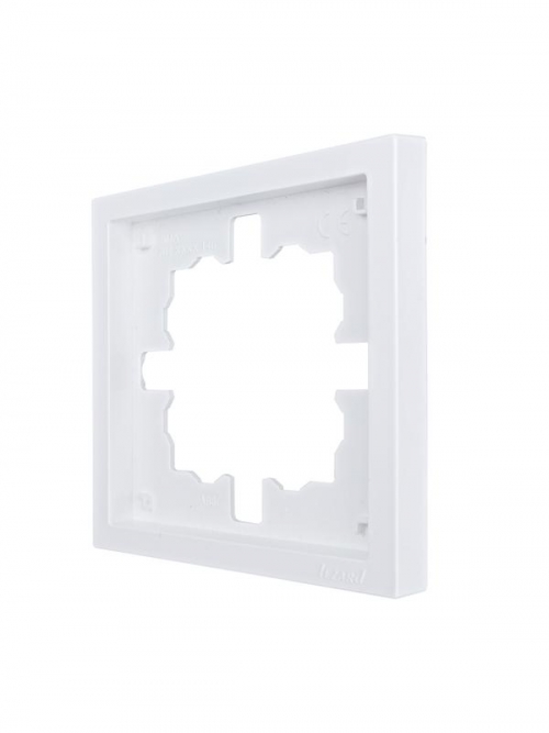 Рамка 1-мест. горизонт. ZIMA бел. LEZARD 704-0200-146 704-0200-146