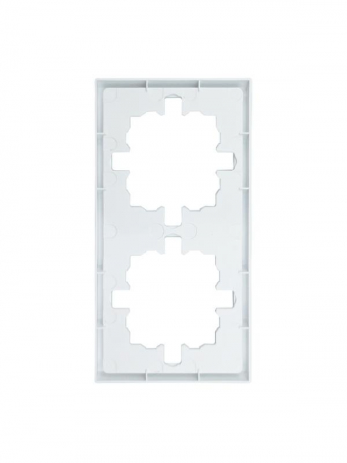 Рамка 2-мест. горизонт. ZIMA бел. LEZARD 704-0200-147 704-0200-147