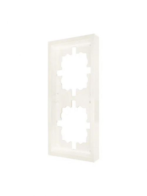 Рамка 2-мест. горизонт. ZIMA слон. кость LEZARD 704-9000-147 704-9000-147