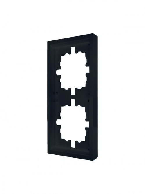 Рамка 2-мест. горизонт. ZIMA черн. бархат LEZARD 704-4200-147 704-4200-147