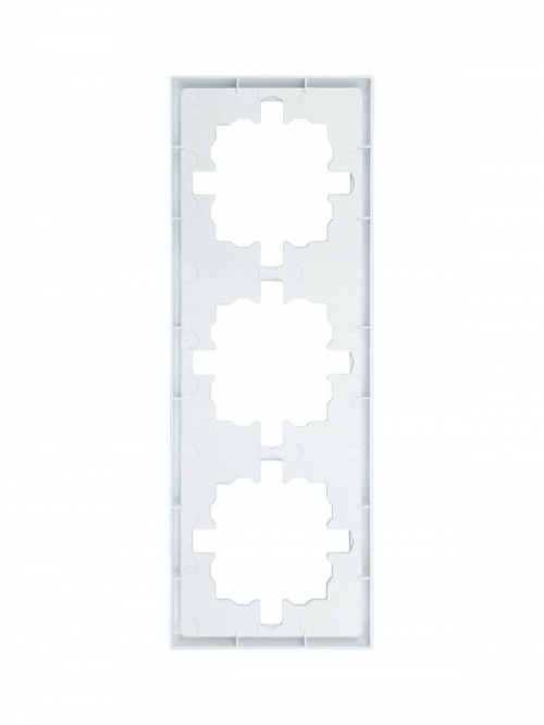 Рамка 3-мест. горизонт. ZIMA бел. LEZARD 704-0200-148 704-0200-148