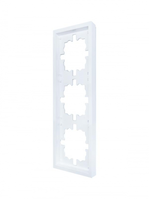 Рамка 3-мест. горизонт. ZIMA бел. LEZARD 704-0200-148 704-0200-148