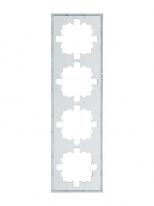 Рамка 4-мест. горизонт. ZIMA бел. LEZARD 704-0200-149 704-0200-149