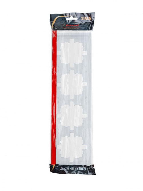 Рамка 4-мест. горизонт. ZIMA бел. LEZARD 704-0200-149 704-0200-149