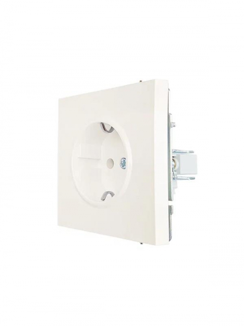 Розетка 1-мест. с/з ПБТ СП ZIMA IP20 16А безвинт. зажим слон. кость LEZARD 704-9088-122BQC 704-9088-122BQC