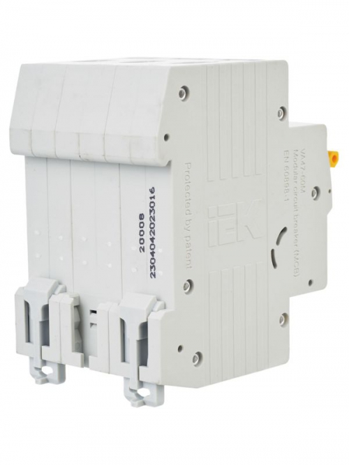 Выключатель автоматический модульный 3п C 16А 6кА ВА47-60M IEK MVA31-3-016-C MVA31-3-016-C