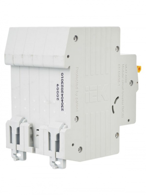 Выключатель автоматический модульный 3п C 10А 6кА ВА47-60M IEK MVA31-3-010-C MVA31-3-010-C