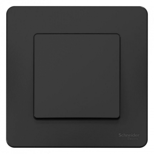 Выключатель 1-кл. СП Blanca 10А IP20 (сх. 1) 250В антрацит SE BLNVS010106 BLNVS010106